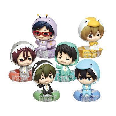 Taito Free Iwatobi Swim Club Figures Free! Marine Morning 7cm Figures